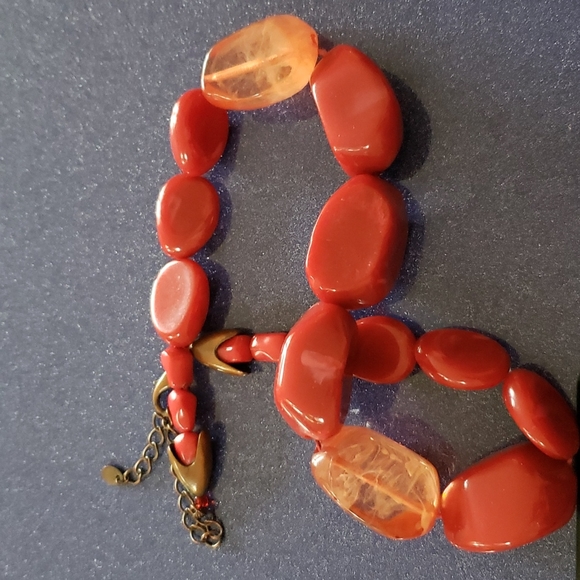 Vintage chunky bead statement necklace - Picture 4 of 4